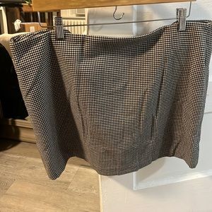 Houndstooth mini skirt from h&m